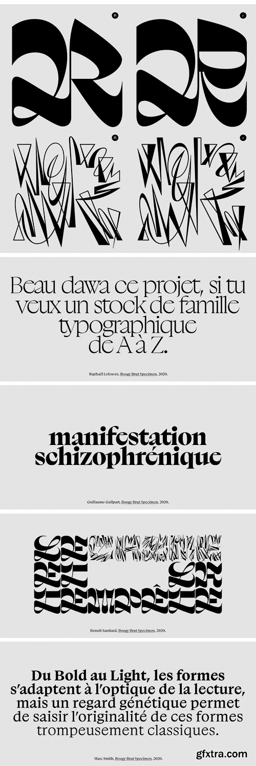 Boogy Brut Font Family