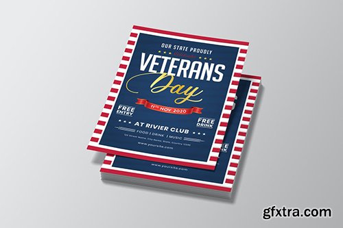 Veterans Day Flyer Template