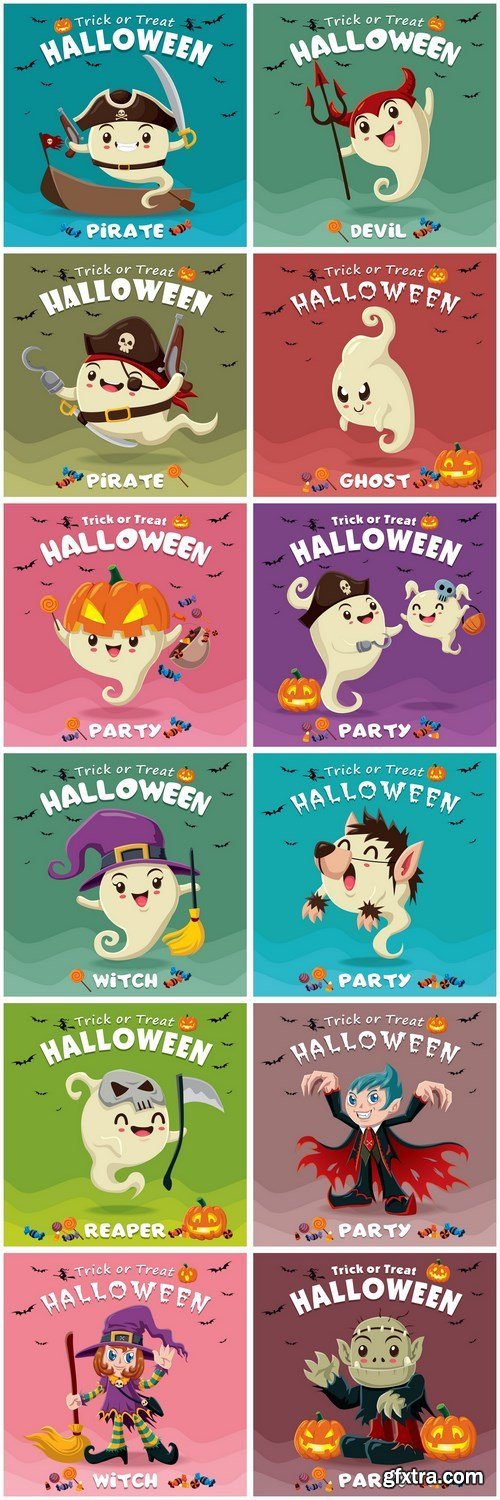 Halloween Template - 13xEPS