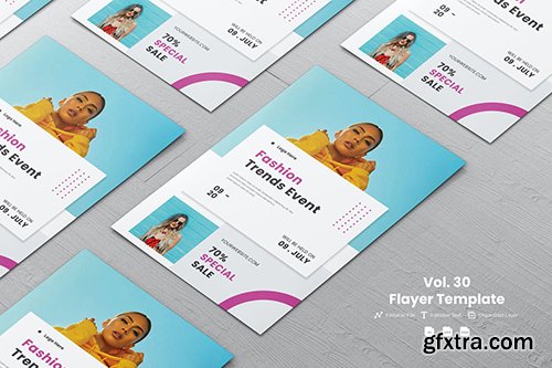 Minimalist Flyer Template Vol. 30