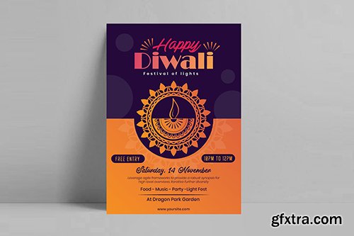 Diwali Flyer Template