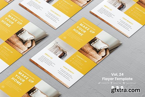 Minimalist Flyer template Vol. 24