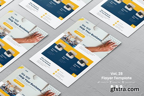 Minimalist Flyer Template Vol. 28