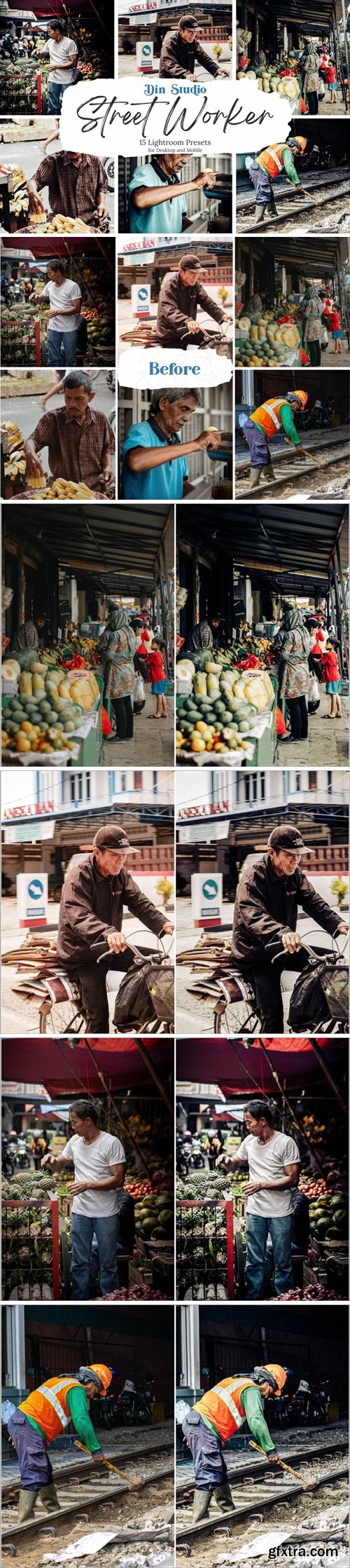 CreativeMarket - Street Worker Lightroom Presets 5482329