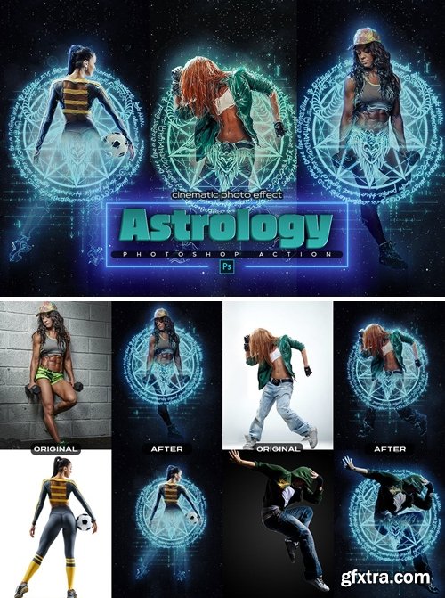 Astrology Space Photoshop Action