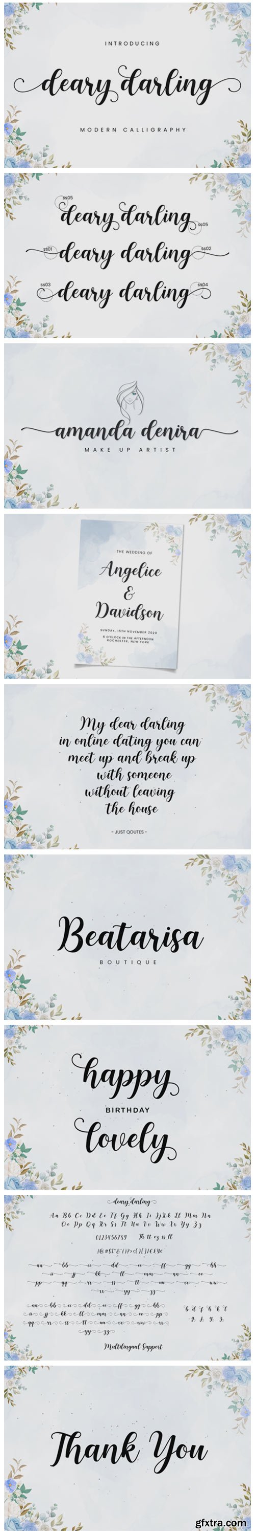 Deary Darling Font