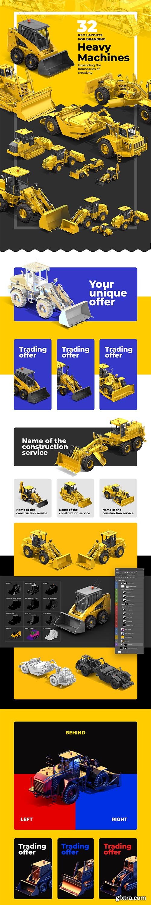 PSD Heavy Machines Mockup 360 PRO #02 68165