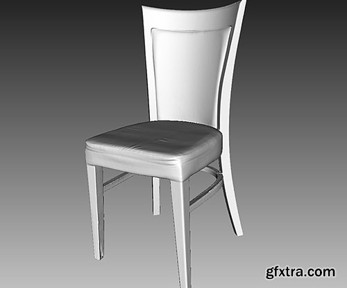 Cuberbrush - Wooden Chair - 3D Scan