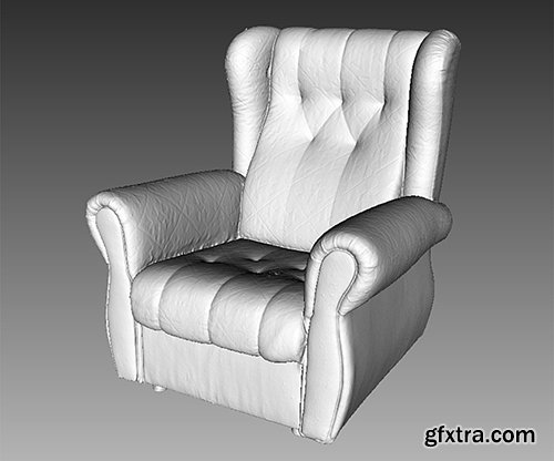 Cuberbrush - Armchair - 3D Scan