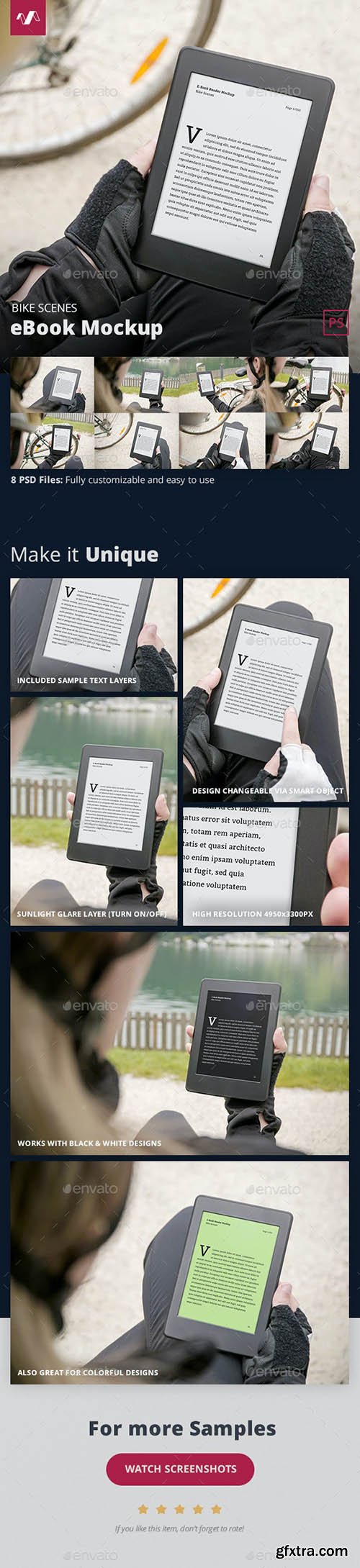 GraphicRiver - eBook Mockup Bike Scenes 28843294