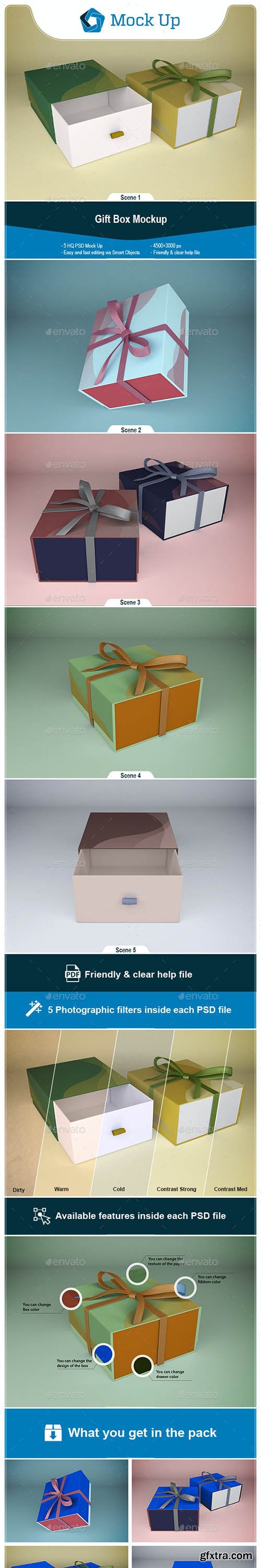 GraphicRiver - Gift Box Mockup 28784760