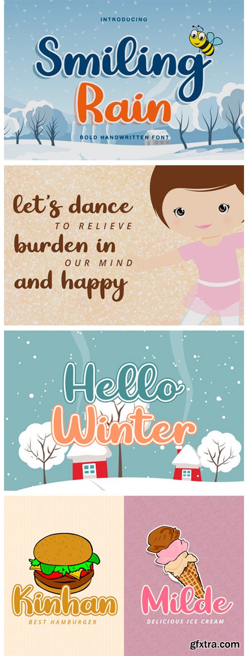 Smiling Rain Font