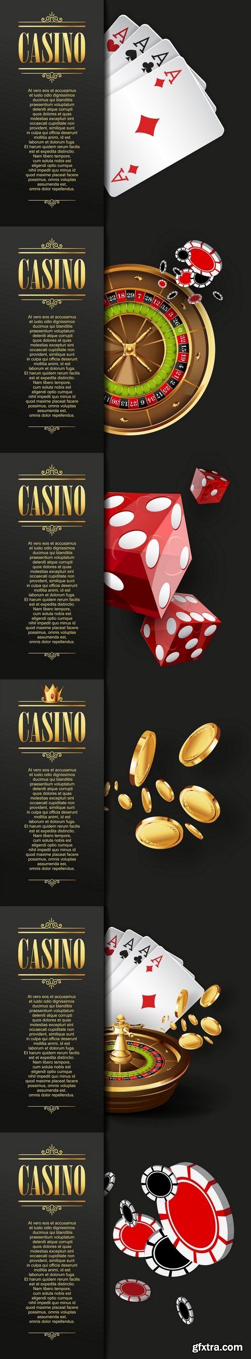 Casino templates - 6xEPS