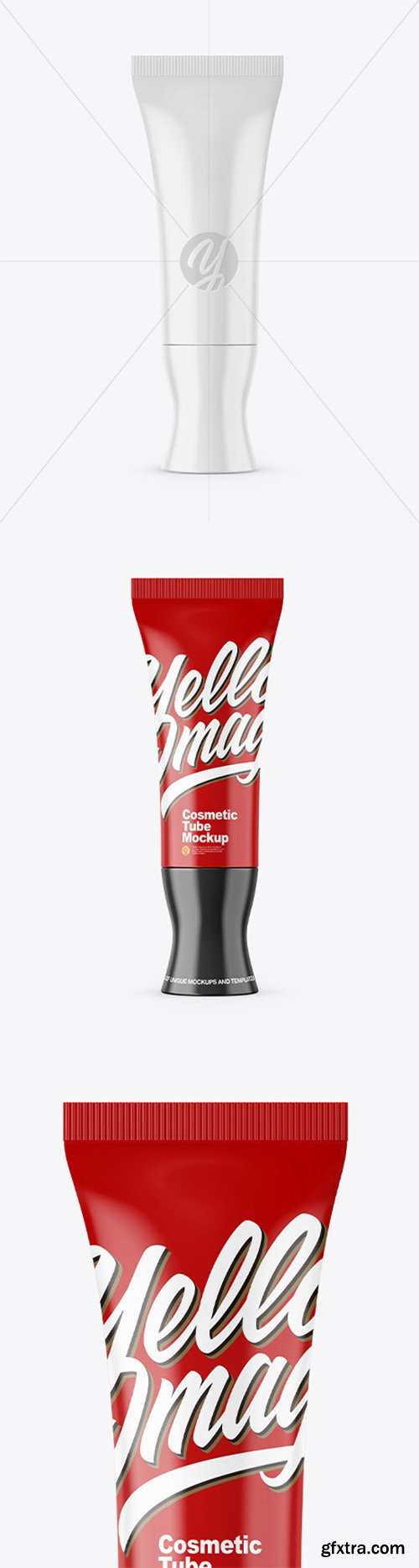 Glossy Cosmetic Tube Mockup 66524