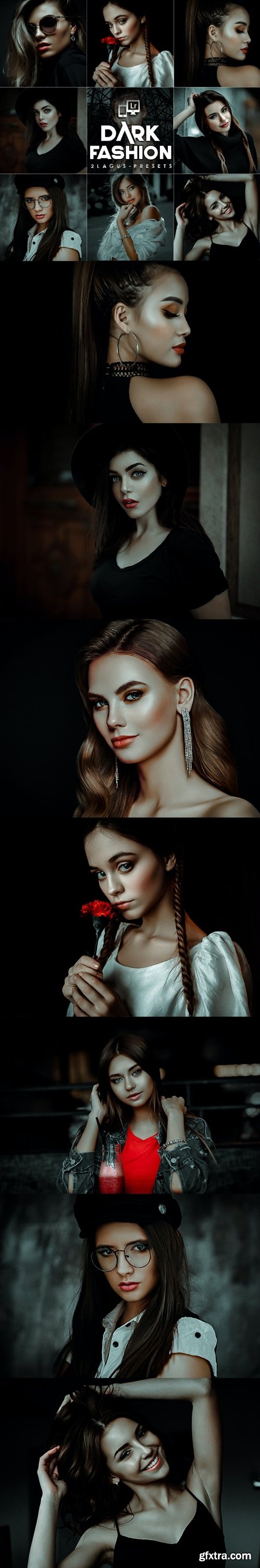 GraphicRiver - Dark - Black Portrait Lightroom Presets 28751773