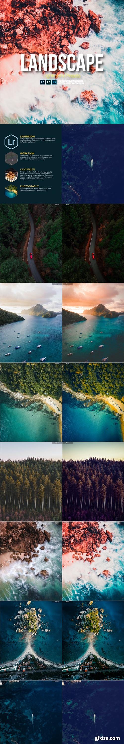 GraphicRiver - Landscape Kit Lightroom Presets 28446377