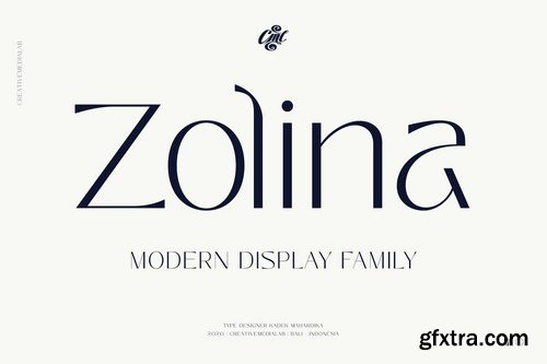 Zolina - Modern Font family