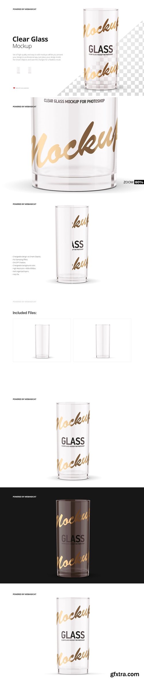 Clear Glass Mockup