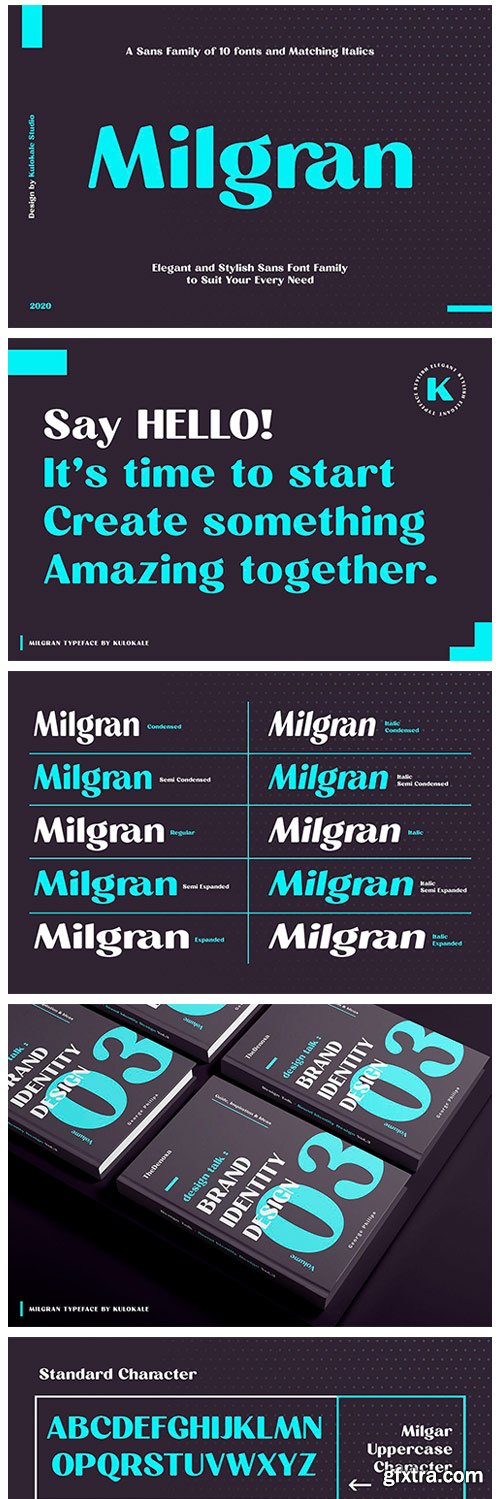 CM - Milgran Sans Font Family 4933769