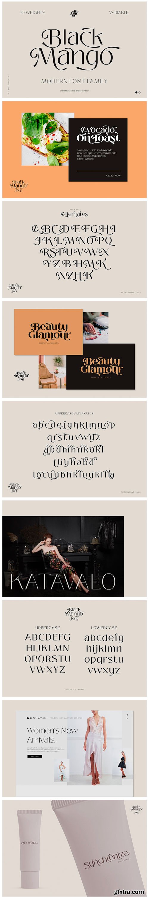 CM - Black Mango - Modern Beauty Font 5484322