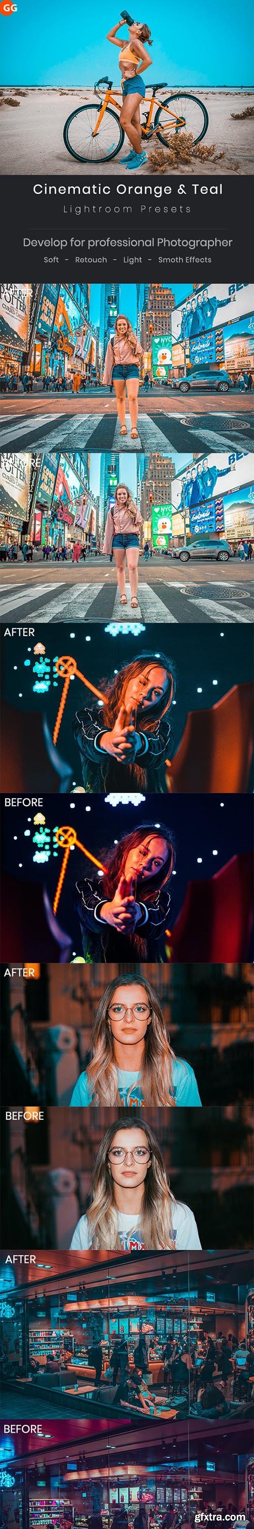 GraphicRiver - 30 Cinematic Orange & Teal Lightroom Presets 28917673