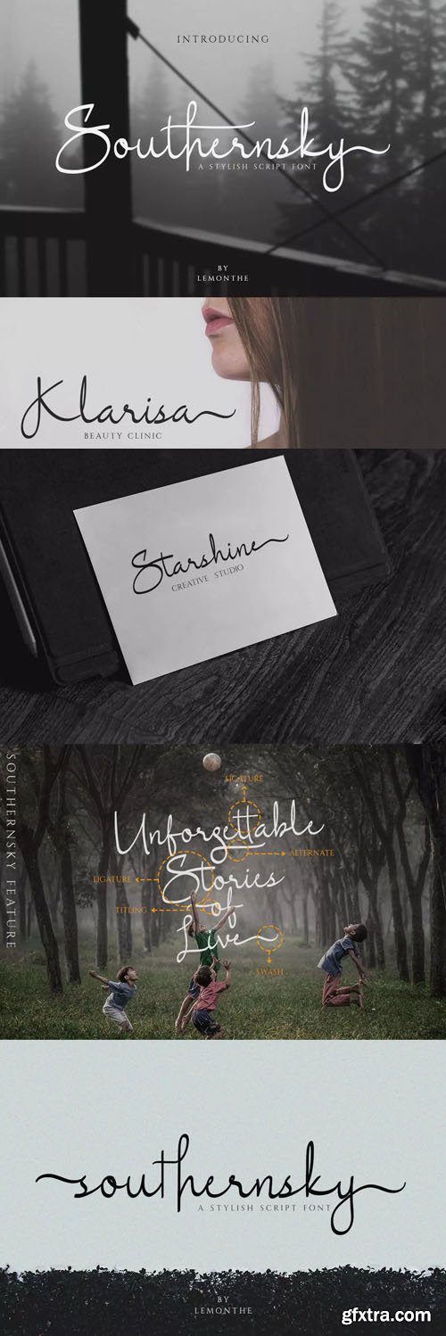 Southernsky - Stylish Script Font