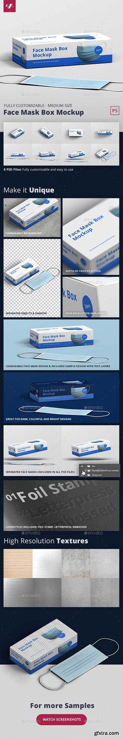 GraphicRiver - Face Mask Box Mockup Medium Size 28926889