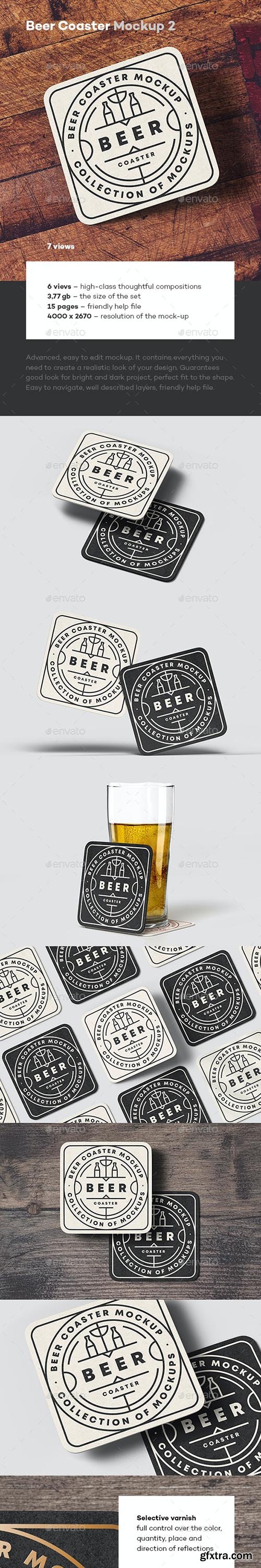 GraphicRiver - Beer Coaster Mock-up 2 28821829