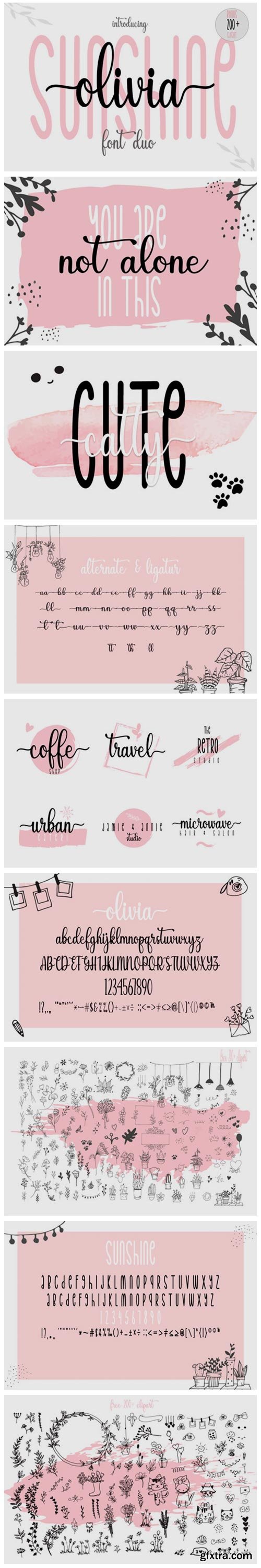 Sunshine Olivia Font