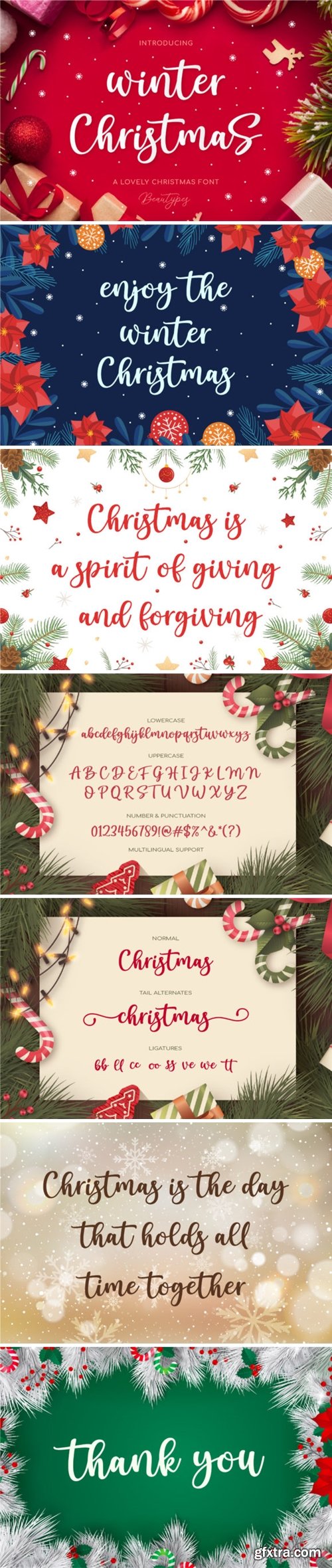 Winter Christmas Font