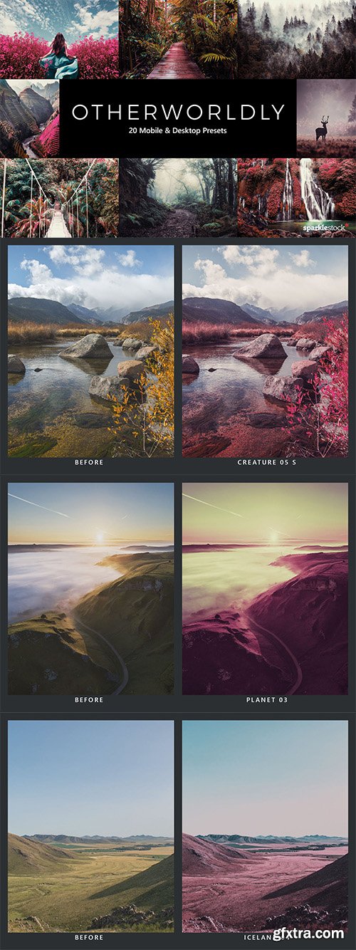 20 Otherworldly Lightroom Presets & LUTs