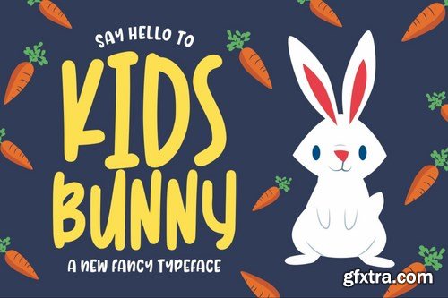 Kidsbunny - a Playful Font