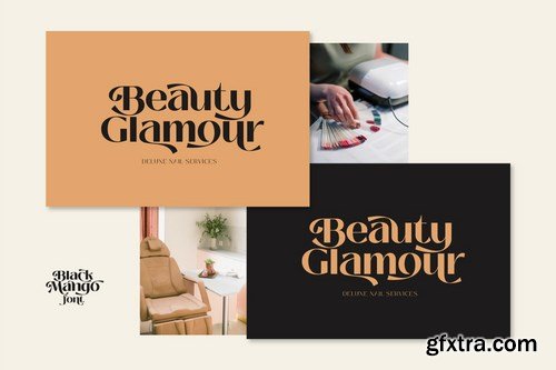 Black Mango Font - Modern Beauty Family