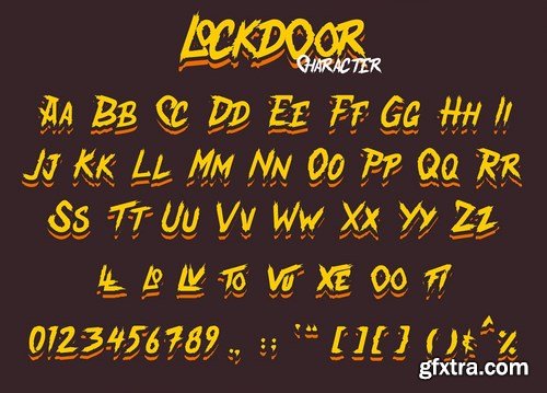 Lockdoor - Halloween Font