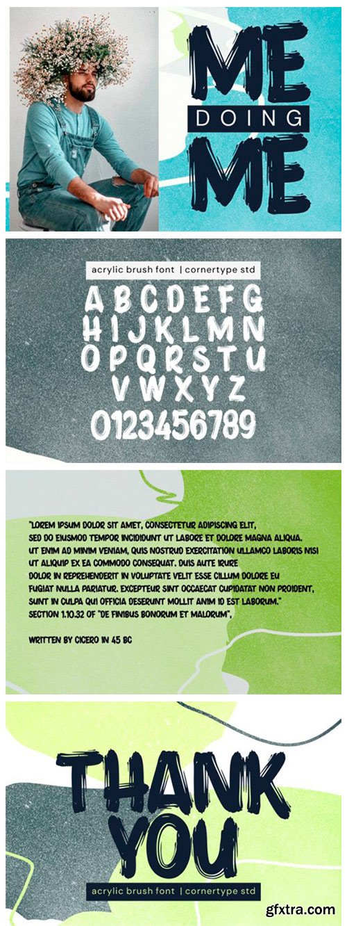 Acrylic Brush Font