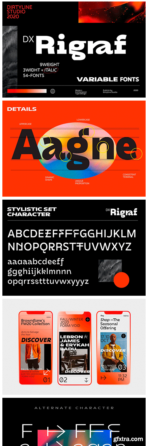 Dx Rigraf Font Family