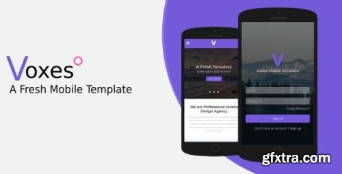 ThemeForest - Voxes v1.0 - A Fresh Mobile Template - 21482128