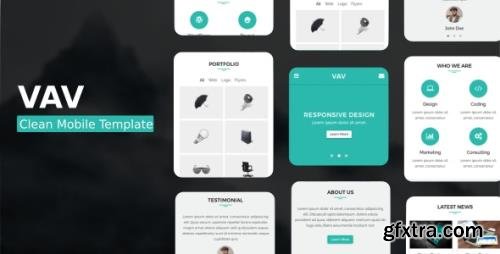 ThemeForest - VAV v1.0 - Clean Mobile Template - 20994939