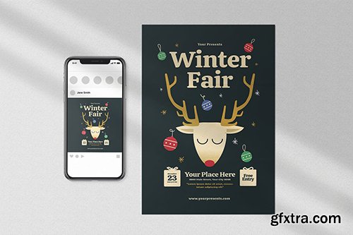 Winter Fair Flyer Set