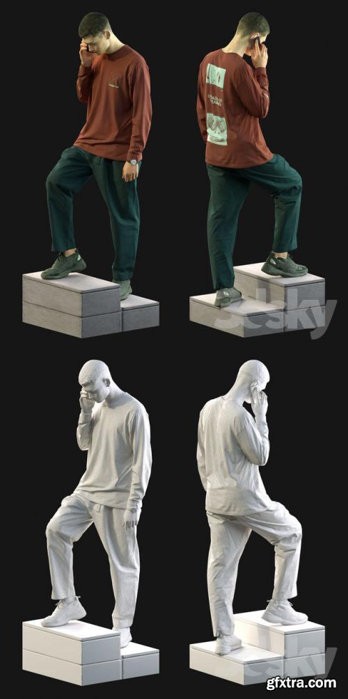 Mark - Scanned 3d model