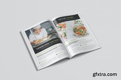 Fast Food Magazine Template