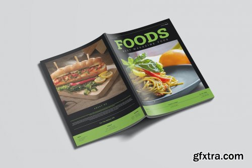 Fast Food Magazine Template