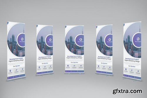 Development Banner Roll Up Banner