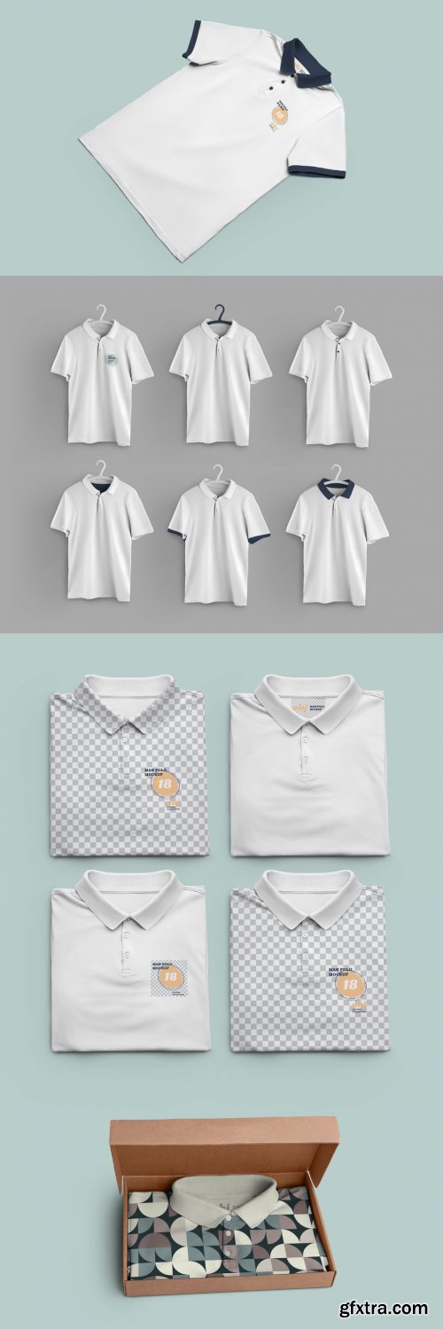 4 Polo Shirt Mockups 382473938