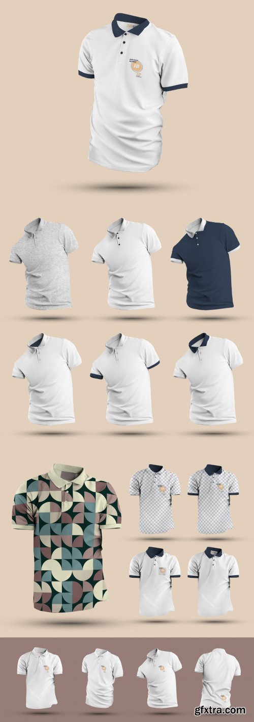 4 Polo Shirt Mockups 382467500