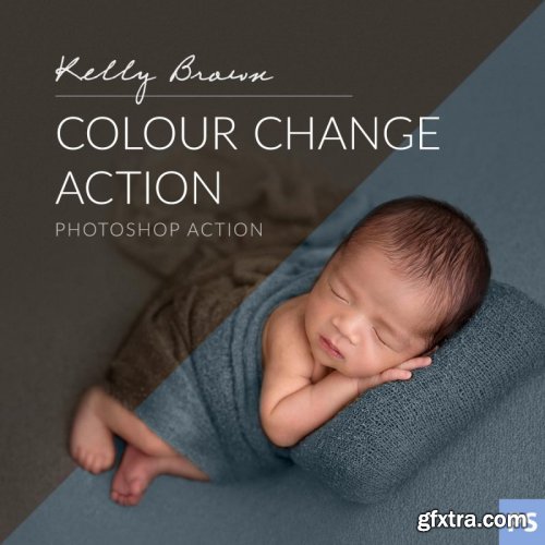  Colour Change Action for Photoshop by Newborn Posing