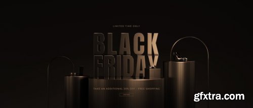 Black friday sale mockup