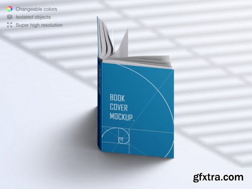 Realistic book mockup