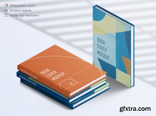 Realistic book mockup