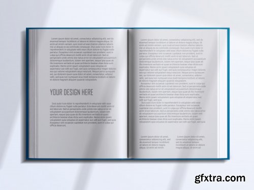 Realistic book mockup